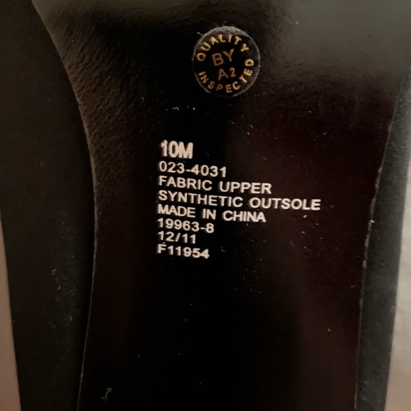 Black Open Toe 3” Heel - Picture 5 of 6